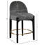 Tabouret de comptoir rembourré en tissu Maud-137995916-137995921