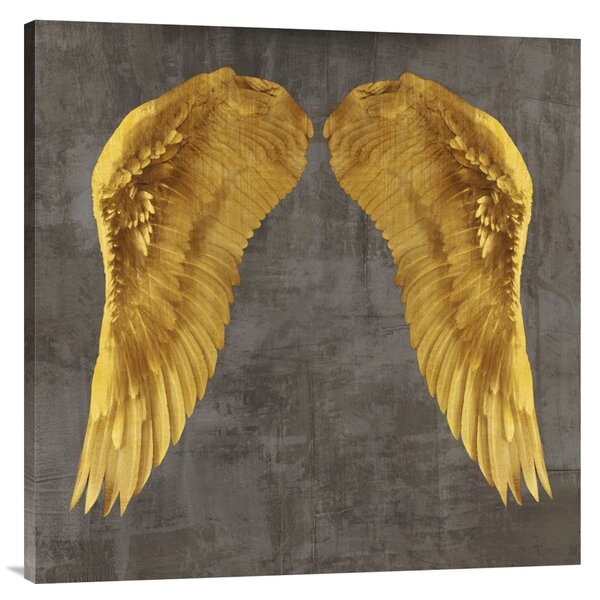 Angel+Wings+I+On+Canvas+Print