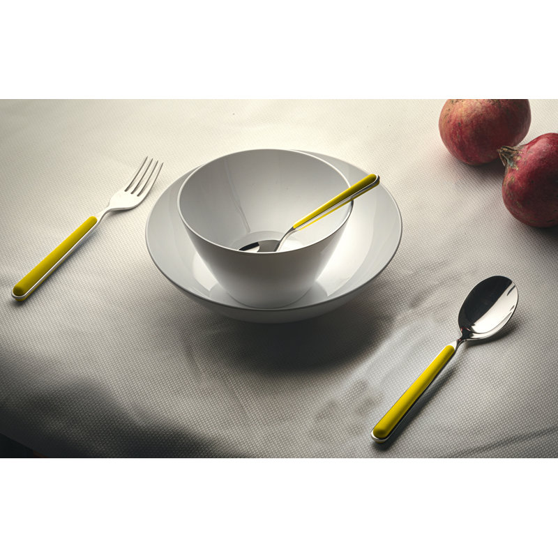 Fantasia Dinnerware Set 5 Piece, Yellow