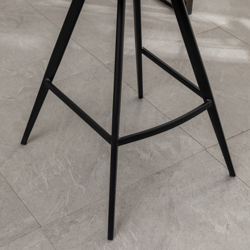 Dimitriyka Upholstered Counter Stool, Yellow