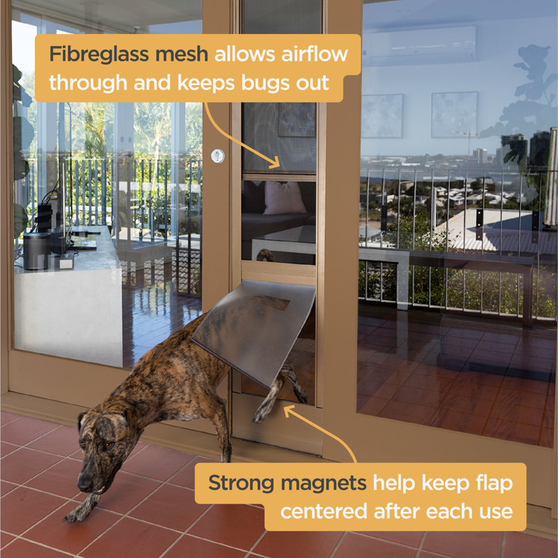 Cat And Pet Screen Door HAKUNA PETS PATIO PET DOOR FOR SLIDING