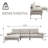 103'' Upholstered Sofa with Ottoman-1416990821