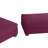 Upholstered Square Corduroy Ottoman-373930850