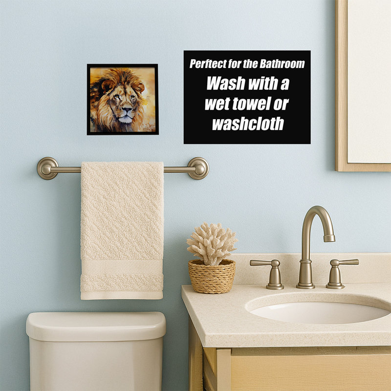 Lion Framed Metal Print