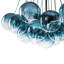 Lustre chic à motif de grappe en verre dégradé moderne-118804008