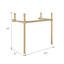 Ensemble de pieds de salle de bain et de siphon en P 37,4 po Copeland, or satiné-132289104