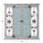 Alvardo Beige Wooden Scroll Window Shutter Home Wall Decor with Metal Scrollwork Relief, 40" x 2" x 40"