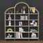 Bibliothèque 74,8 pouces à 5 niveaux pour bibliothèque