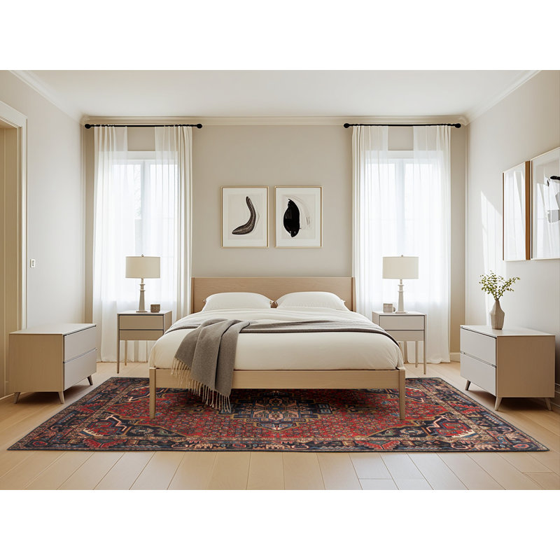 Oriental Indoor Rug, Rectangle 5' x 8'