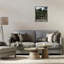 «Log Cabin Forest Thicket Floater», art mural sur toile par Stellar Design Studio-7685754-7685751