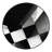 Soft Plush Eakes Modern & Contemporary Checkered Area Rug in Gray – Black Binding-146378185