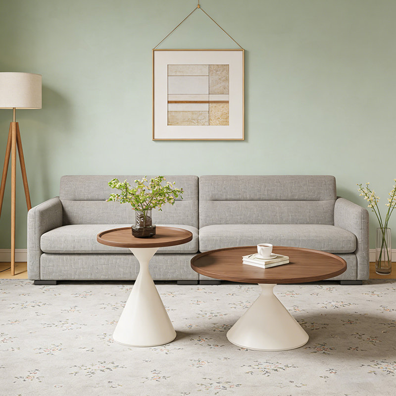 Cèpe, H 16,53 po x L 27,55 po x l 27,55 po, Blanc