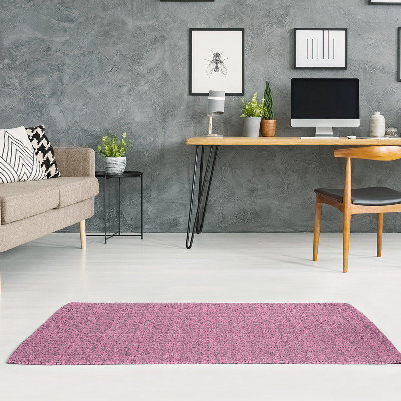 Tapis de troisième zone rose eye, Rectangle 5 pi x 7 pi