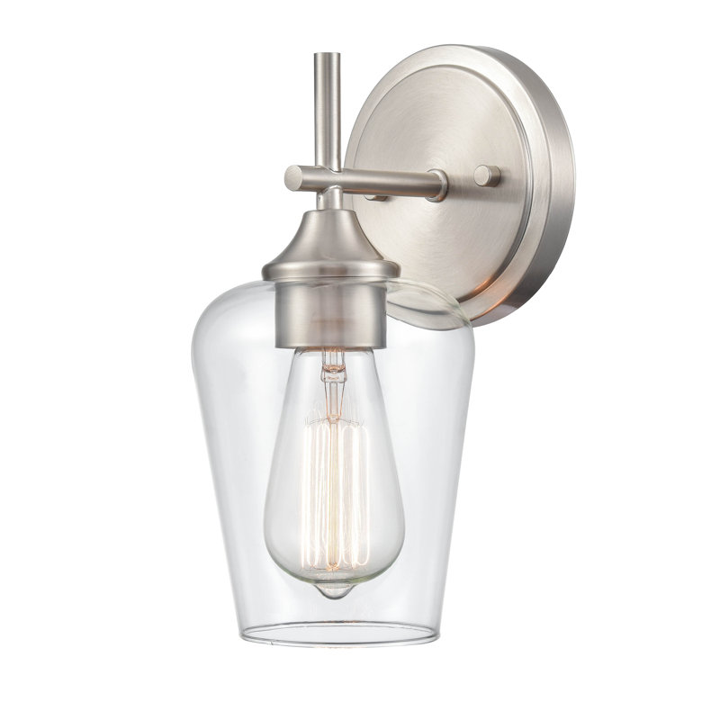 Lizeth Dimmable Bath Sconce, Brushed Nickel