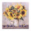 Art mural sur toile Vase tournesol
