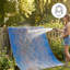 Tapis d'extérieur paille en plastique imperméable Lashel multi bleu-962892376