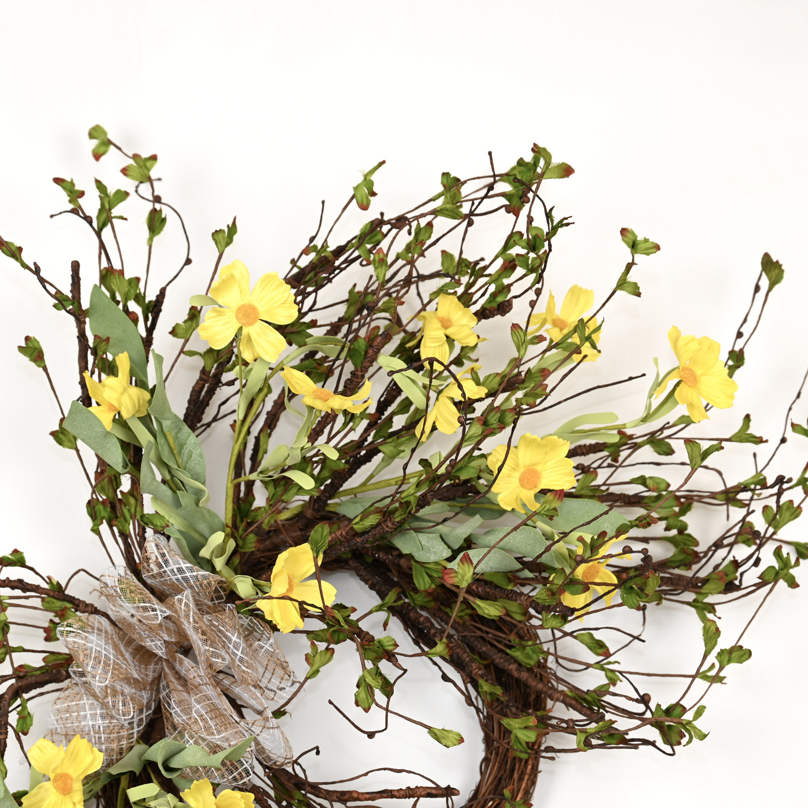 24" Wildflower Everyday Front Door Wreath
