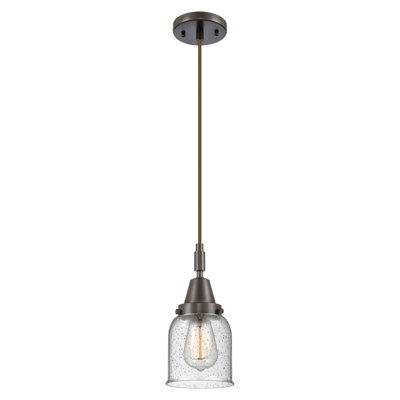 Downtown Urban - Caden Almitra - 1 Light Cord Hung Mini Pendant - Shade