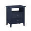 Weston Midnight Blue 2 Drawer Nightstand-1753336326