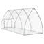 Rabbit Hutch Silver Galvanised Steel-1756660399