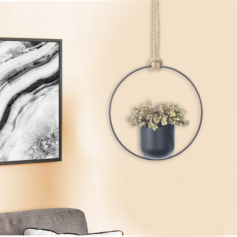 Ray Hanging Planter, 13" H x 5" W x 13" D