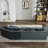 Modular Cushion Sofa Removable Footstool-1857948801