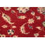 Tapis rouge / beige en laine Baccio