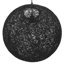 Abba 1 - Light Black Sphere Pendant-117112521-117279531