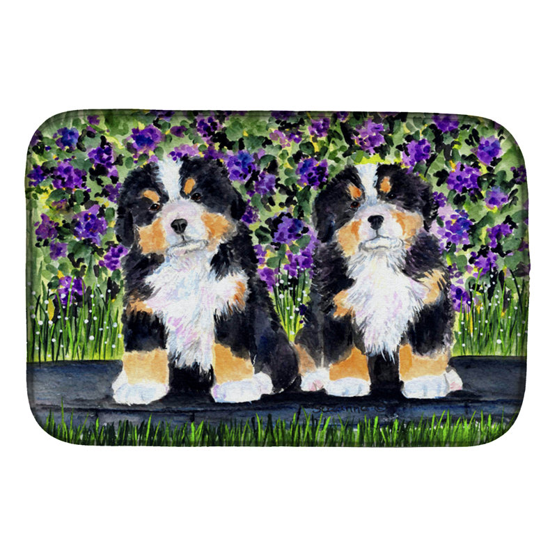 Tapis de séchage pour chien bouvier bernois mountain