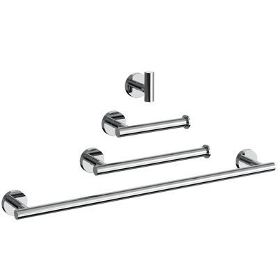4 - Piece Bathroom Hardware Set