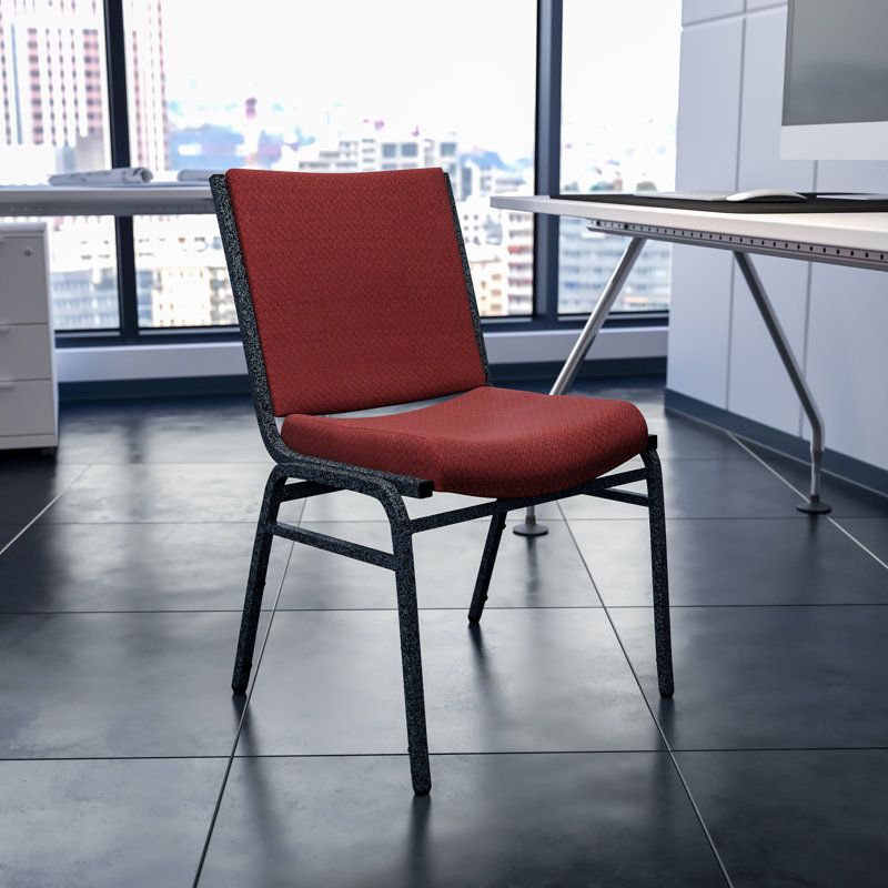 Chaise empilable sans accoudoirs Oliverson, Bourgogne