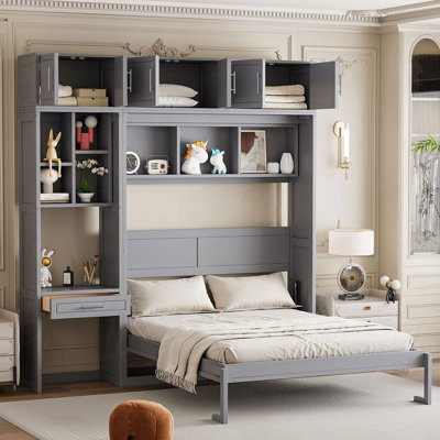 Murphy Bed with Desk and Storage