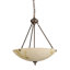 Luminaire bol suspendu unique à 2 lumières-16183497