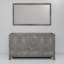 Meuble-lavabo double l 60 po x P 22 po et miroir 58 po-1446780360