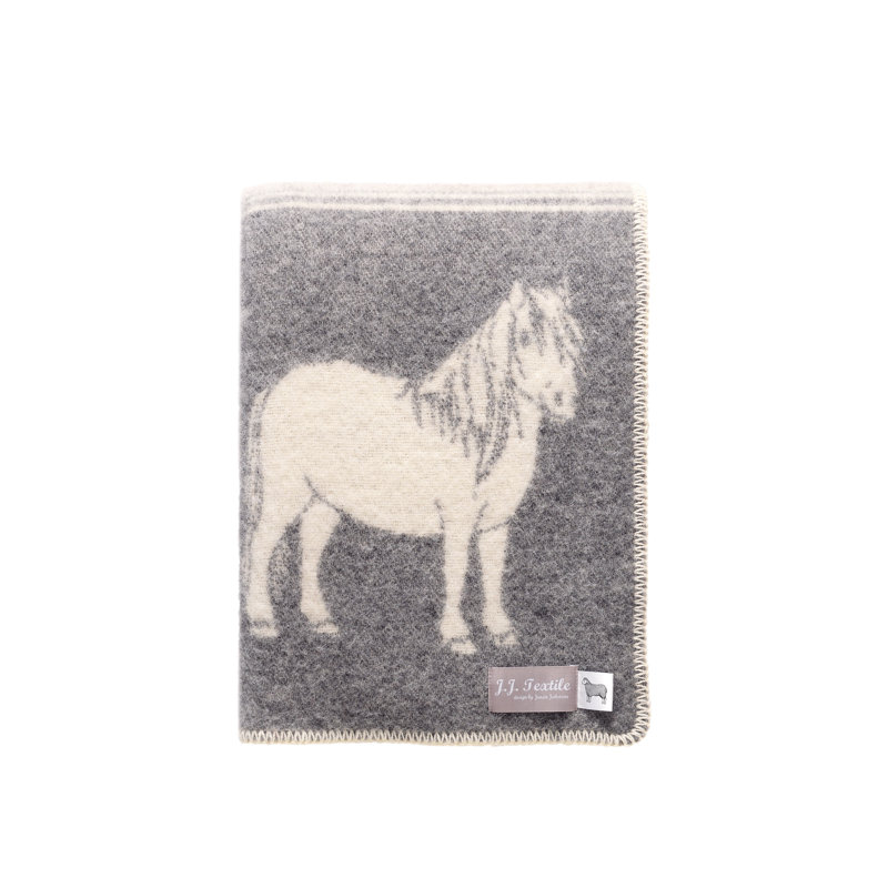  Ponies Wool Blanket