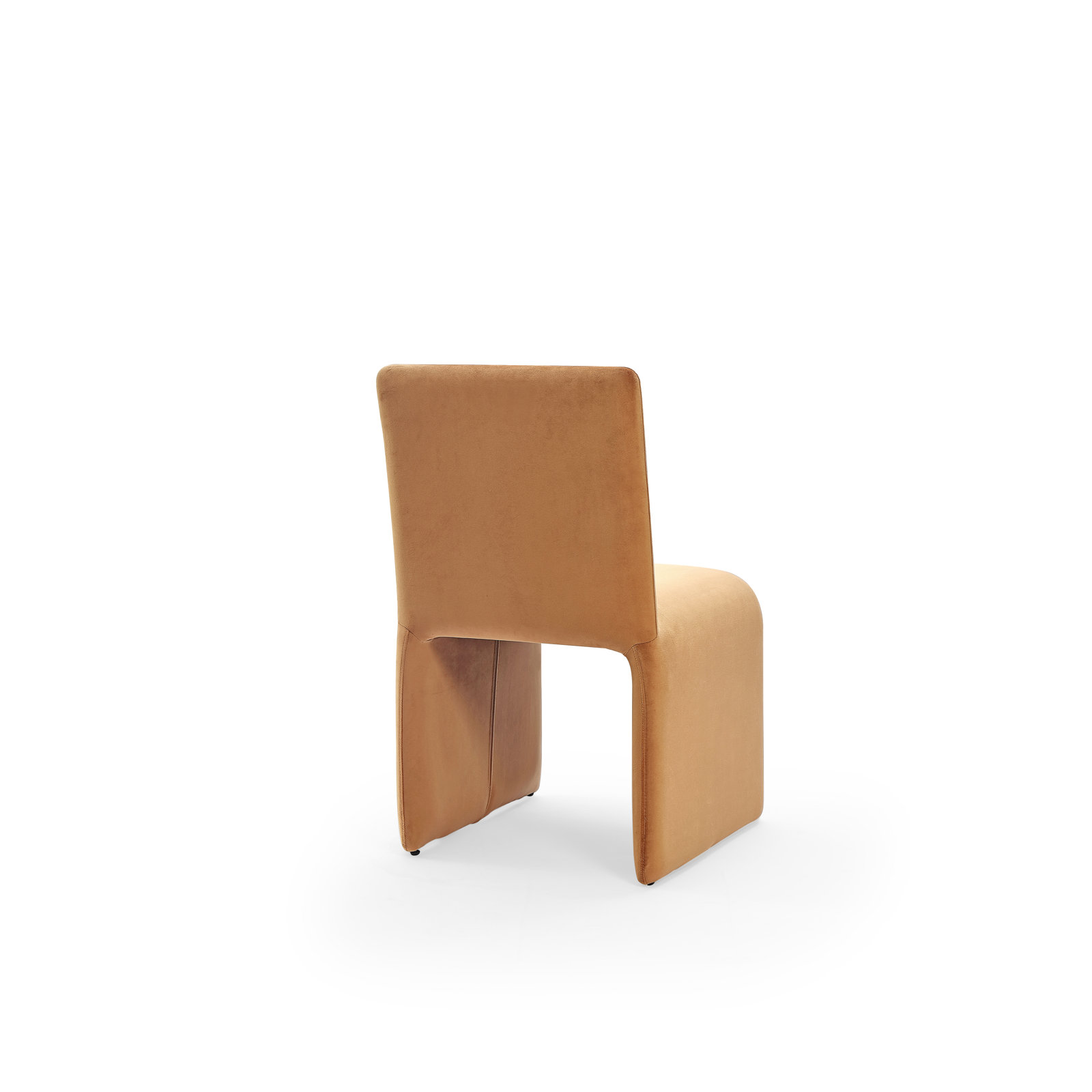 Odelia Velvet Dining Chair, Whiskey