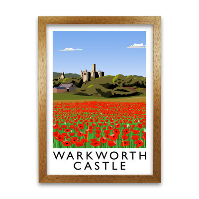 Warkworth Castle 1 Piece Single Picture Frame Wall Art