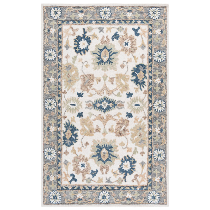Ebony Hand Tufted Wool;Cotton Oriental Indoor Rug, 8'-0" X 10'-0" Rectangle