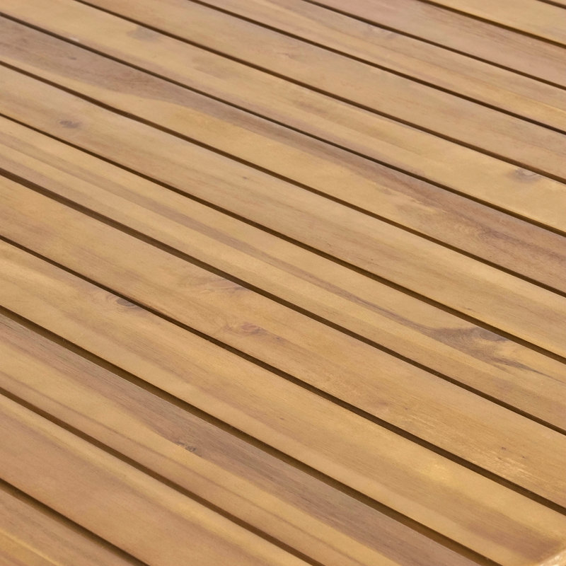 Outdoor 69" Solid Wood Dining Table