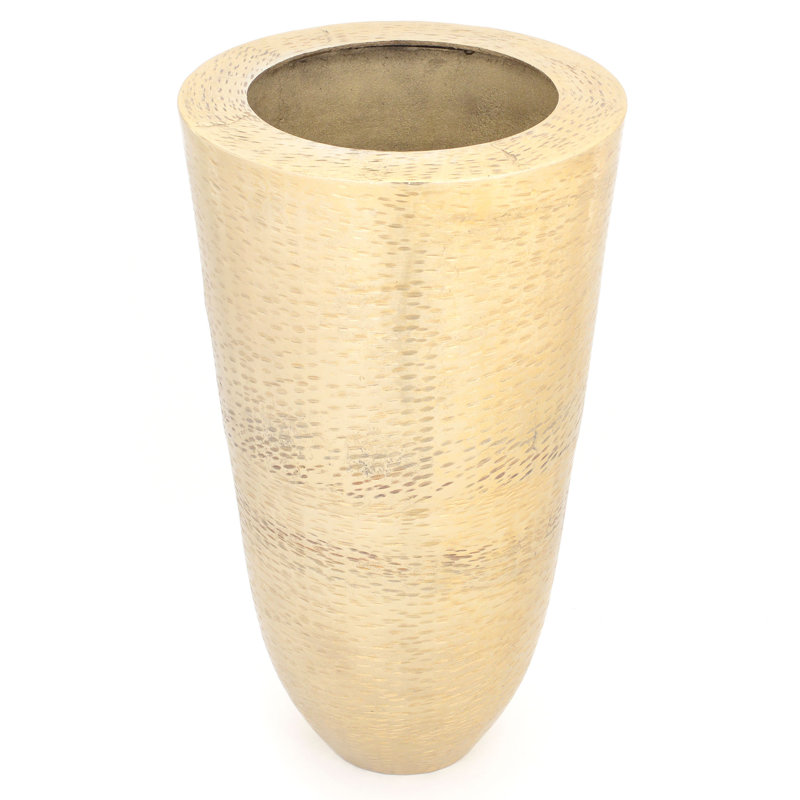 Metal Floor Vase, 60cm H x 35cm W x 35cm D
