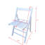 2 chaises pliantes en bois massif blanc, siège à lattes confortable, pour différentes utilisations, peu encombrant, léger, capacité de 220 lb, siège rabattable de 2 pièces et solide, pour plusieurs occasions, limite de poids-528515952
