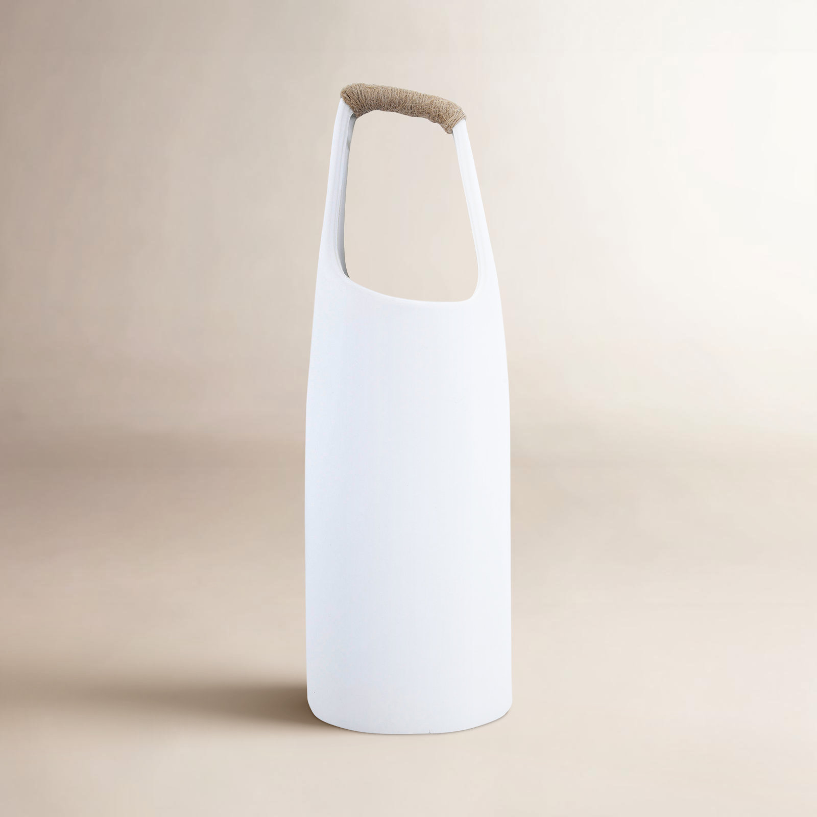 Odie Stoneware Table Vase, 19" H x 6.75" W x 3.25" D