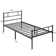 Gilana 2 Piece Twin Metal Bed Frame with Headboard and Footboard Heavy Duty/No Box Spring Needed