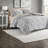 -Piece Cal King Bedding Sets, Soft Polyester, Modern Gray Comforter