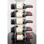 Blaise Floor Wine Bottle Rack in Chrome