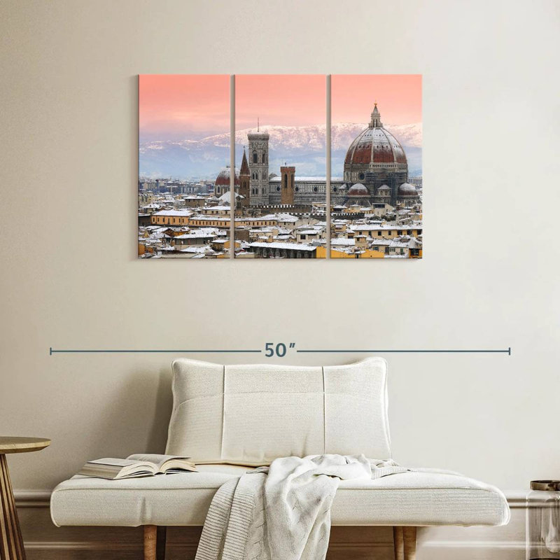 Rorry Florence In Winter, 24" H x 38" W