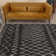 Moroccan Shaggy Collection Rugs Moroccan Design in Dark Grey/Ivory