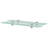 vidaXL Wall Shelf Floating Display Shelf with Clip Brackets Tempered Glass-957272067-957272124