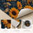 Sunflower Pattern Non-Slip Washable Kitchen Mats