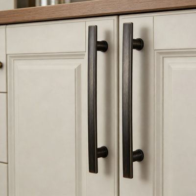 30 Pack Cabinet Pulls With 5 Inch Hole Centre, Oil Rubbed Bronze Curved Drawer Handles, Solid Zinc Alloy Hardware For Kitchen, Bathroom, And Dresser